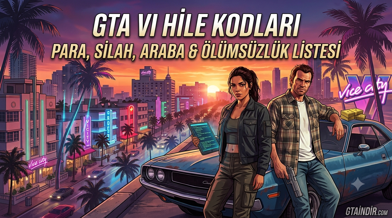 GTA 6 Hile Kodları: Para, Araba, Silah ve Ölümsüzlük Hileleri Listesi